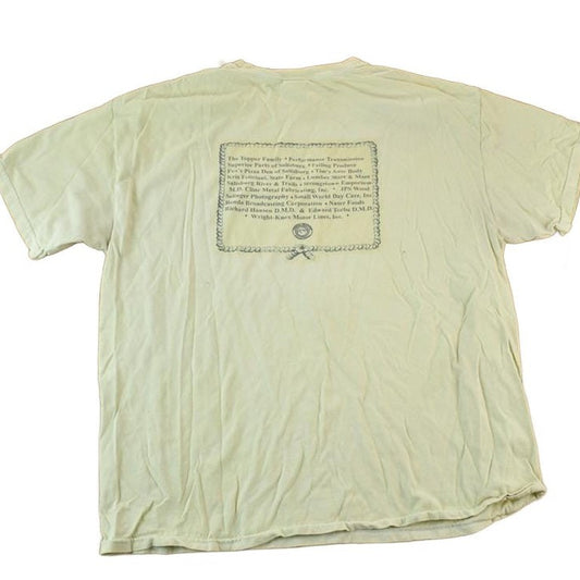 Vintage 1980s Aztec Mountains Souvenir Single Stitch Graphic Print T-Shirt Men's XL from propervintagecanada