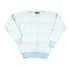 Vintage 1980s B I Gear Abstract Winter Blue Knit Crewneck Sweater Women&