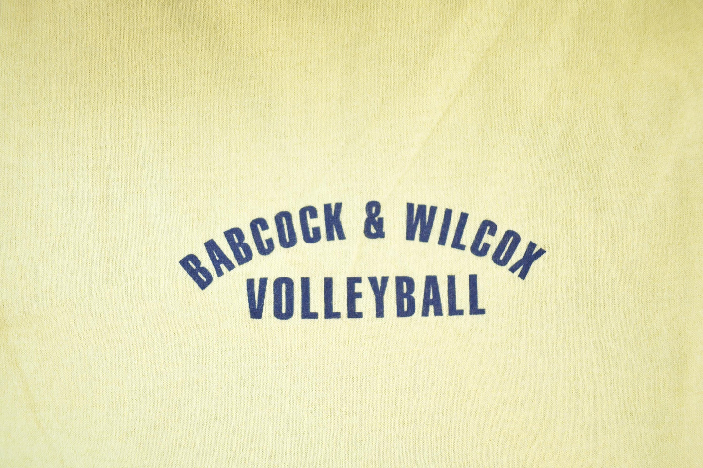 Vintage 1980s Babcock And Wilcox Volleyball Souvenir T-Shirt Mens XL from propervintagecanada