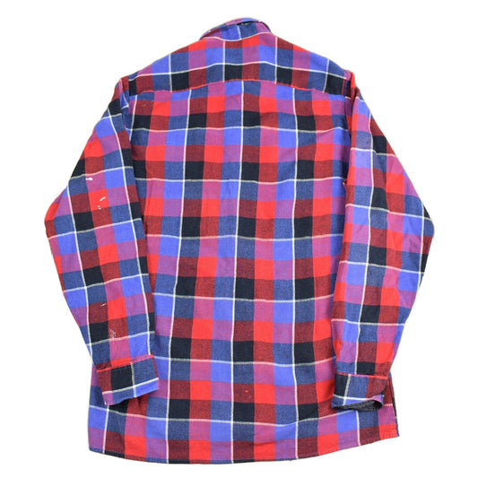 Vintage 1980s Back Packer Plaid Button Up Shirt Men's Tall L from propervintagecanada
