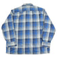 Vintage 1980s Back Packer Shadow Plaid Button Up Shirt Men's XL from propervintagecanada