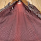 Vintage 1980s Bagatelle Women's Full Length Dark Red Leather Trench Coat Size 7 Made In Canada from propervintagecanada