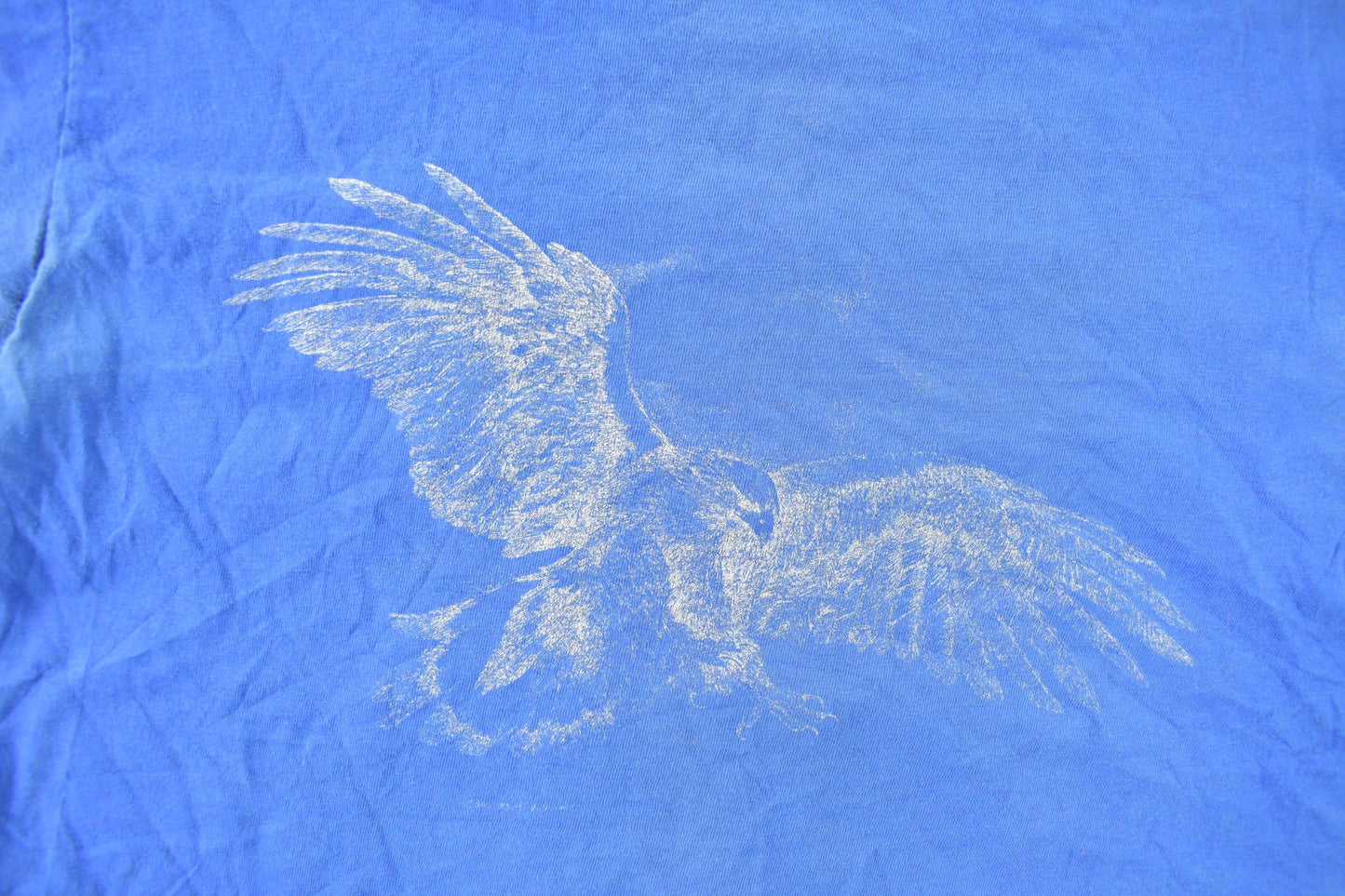 Vintage 1980s Bald Eagle Distressed Graphic T-Shirt Men's Medium from propervintagecanada