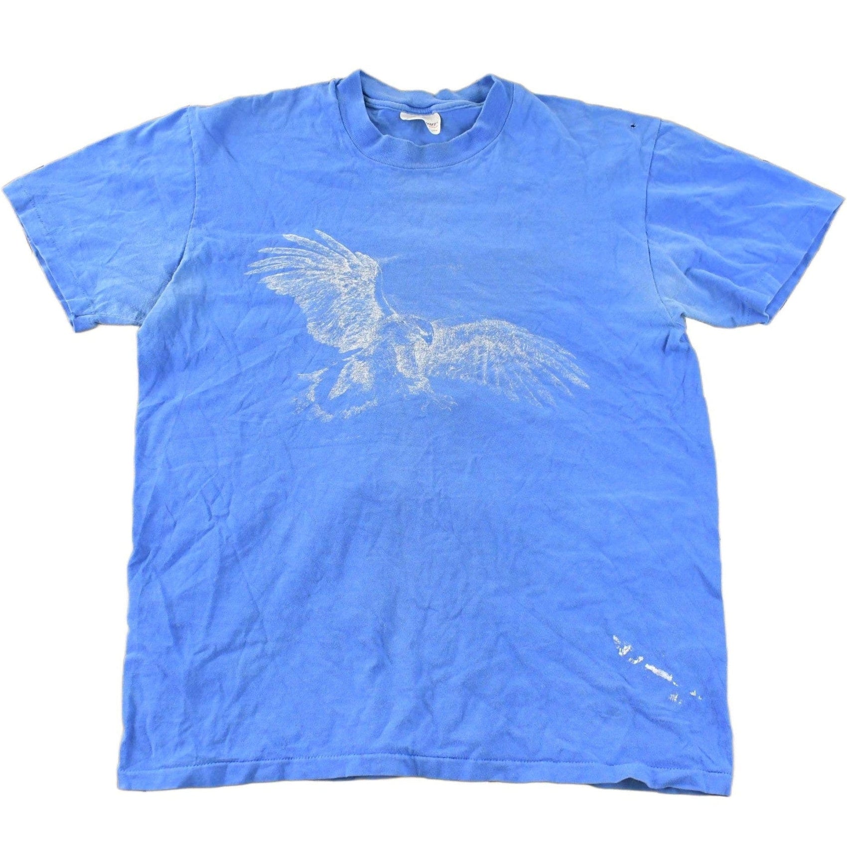 Vintage 1980s Bald Eagle Distressed Graphic T-Shirt Men's Medium from propervintagecanada