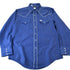 Vintage 1980s Barb Western Wear Long Tail Button Up Shirt Men&