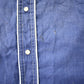 Vintage 1980s Barb Western Wear Long Tail Button Up Shirt Men's Large from propervintagecanada
