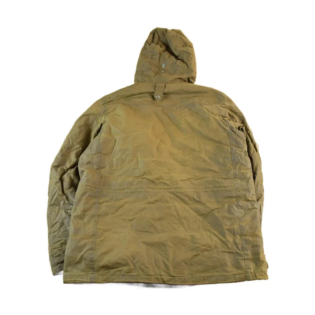 Vintage 1980s Barbour Wax Jacket Men's Large from propervintagecanada