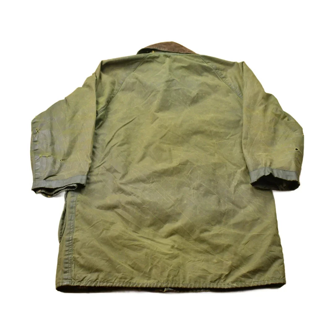 Vintage 1980s Barbour Wax Jacket Men's Medium from propervintagecanada