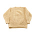Vintage 1980s Barney Woolen Mills Ireland Fisherman Ribbed Wool Hand Knit Sweater Men&