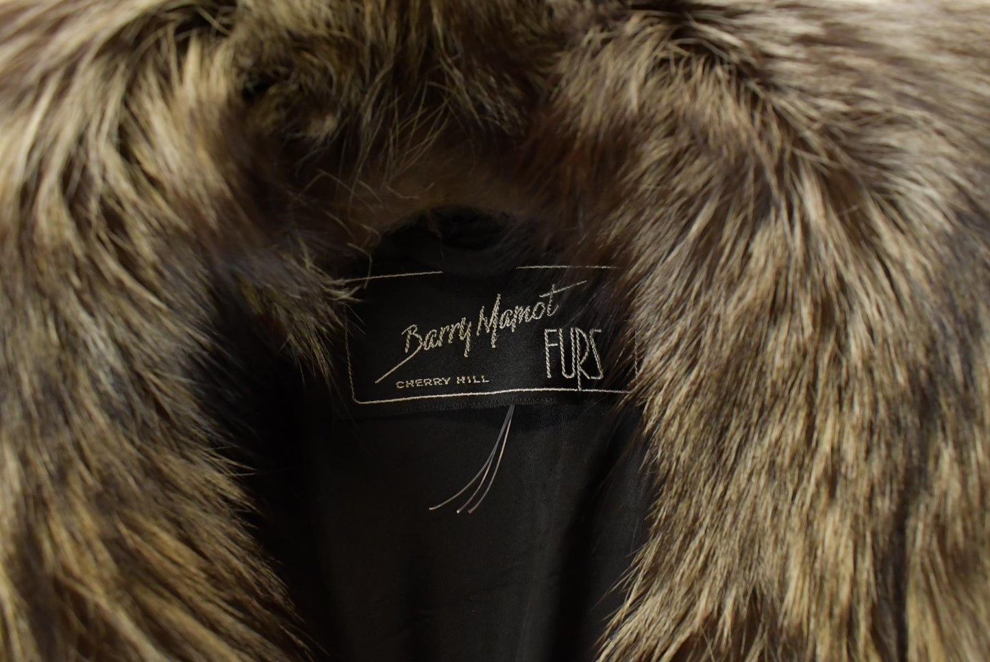Vintage 1980s Barry Mamot Cherry Hill Silver Fox Fur Coat Adult Medium Men's Medium from propervintagecanada