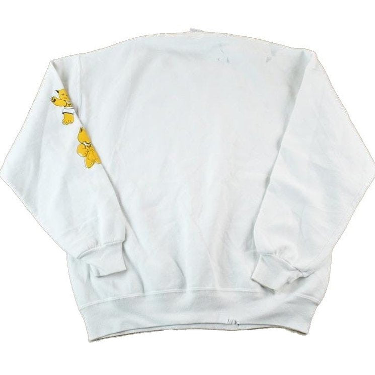 Vintage 1980s Basketball Cat Russell Athletics Souvenir Crewneck Sweatshirt Made In USA Men's Large from propervintagecanada