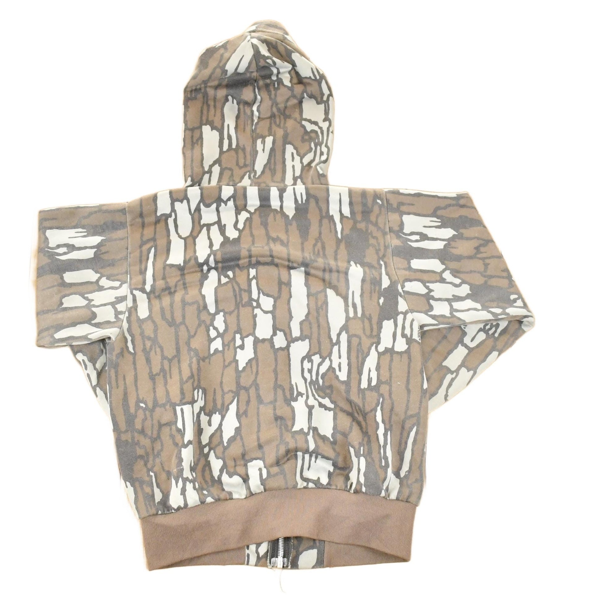 Vintage 1980s Bassett Walker Camo Hoodie Sweatshirt Men's M from propervintagecanada