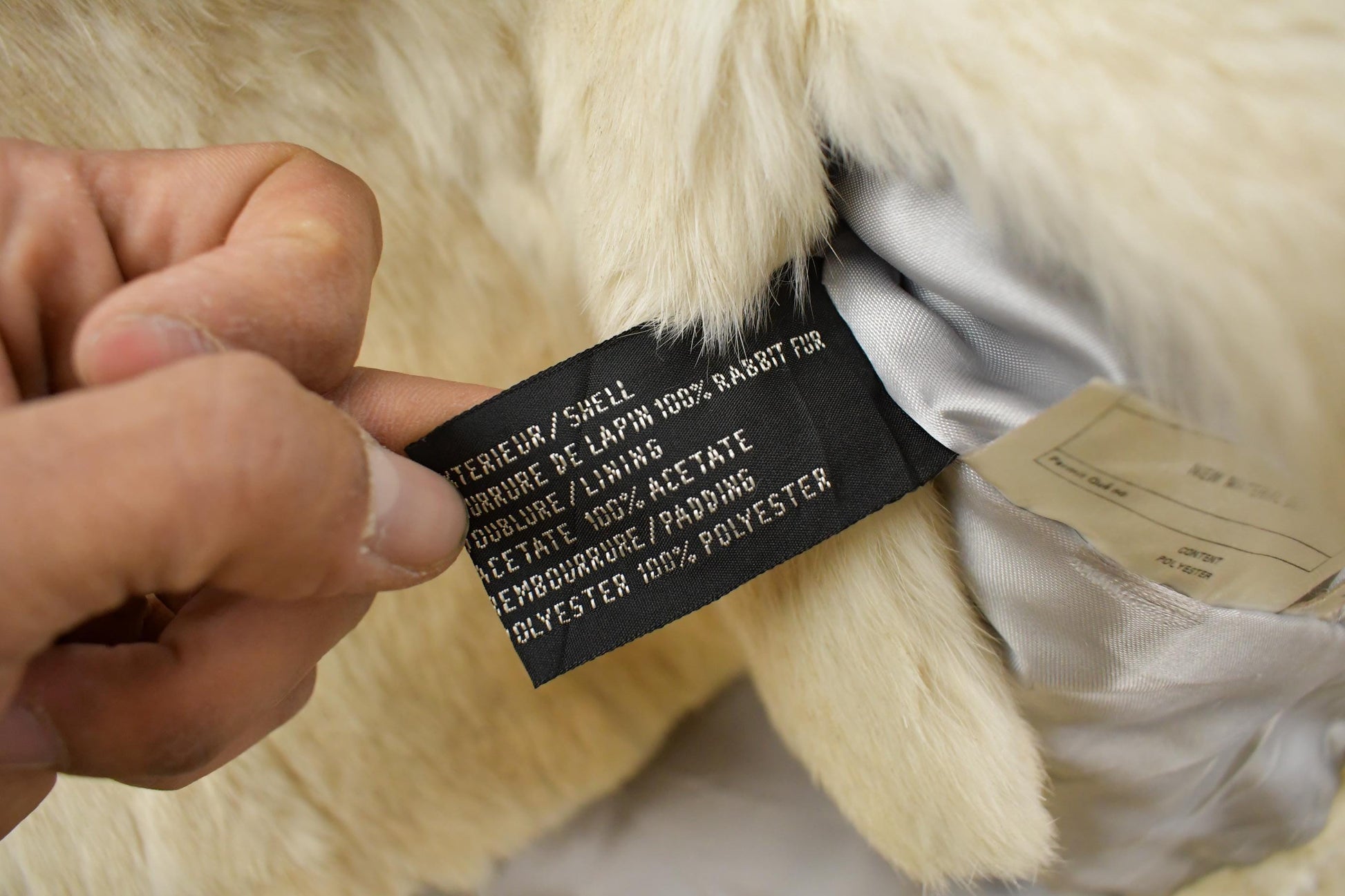 Vintage 1980s Berman's Rabbit Fur Coat Women's Small from propervintagecanada