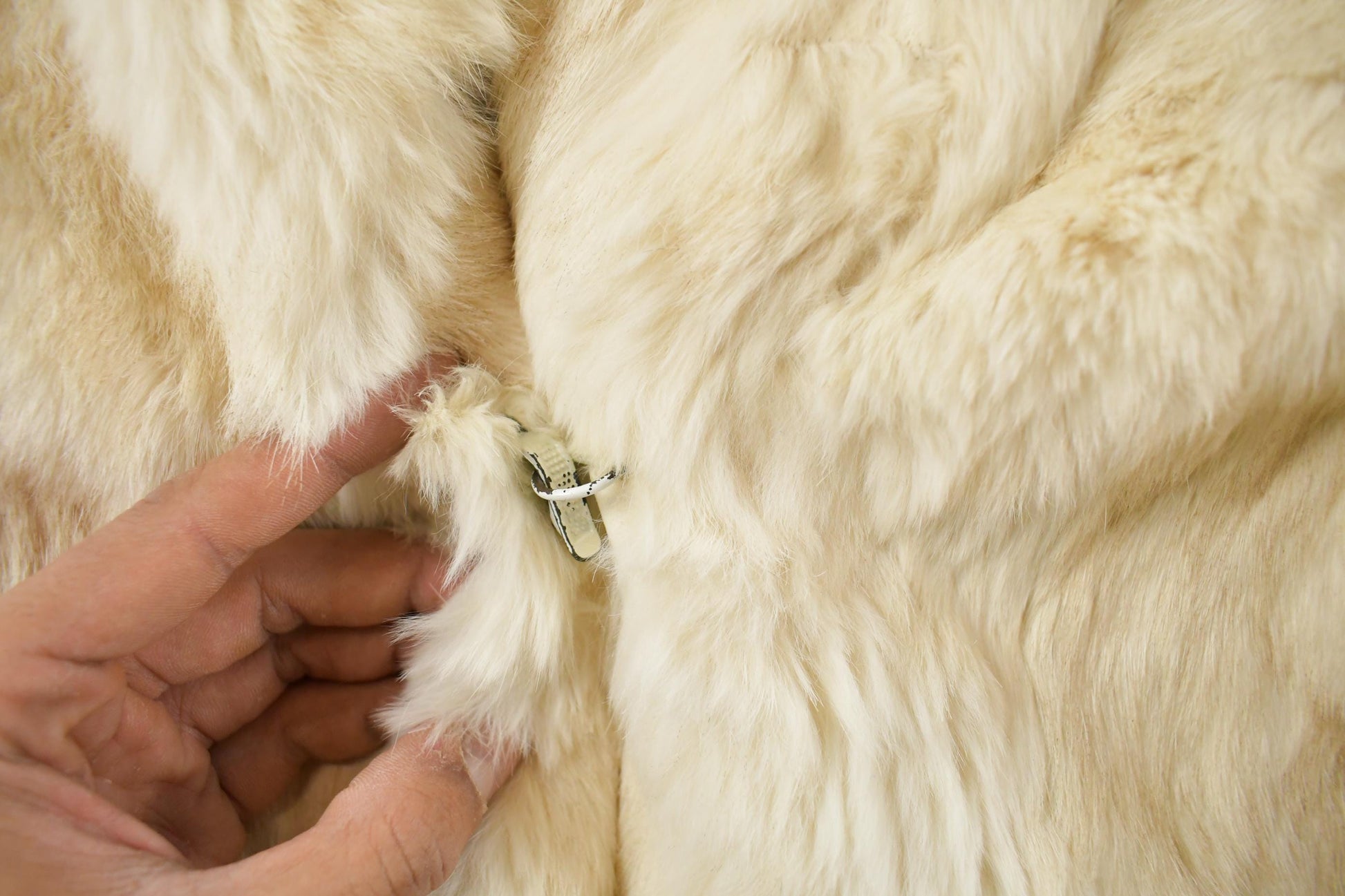 Vintage 1980s Berman's Rabbit Fur Coat Women's Small from propervintagecanada