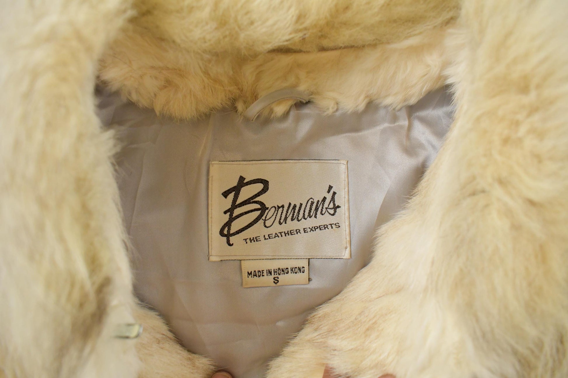 Vintage 1980s Berman's Rabbit Fur Coat Women's Small from propervintagecanada