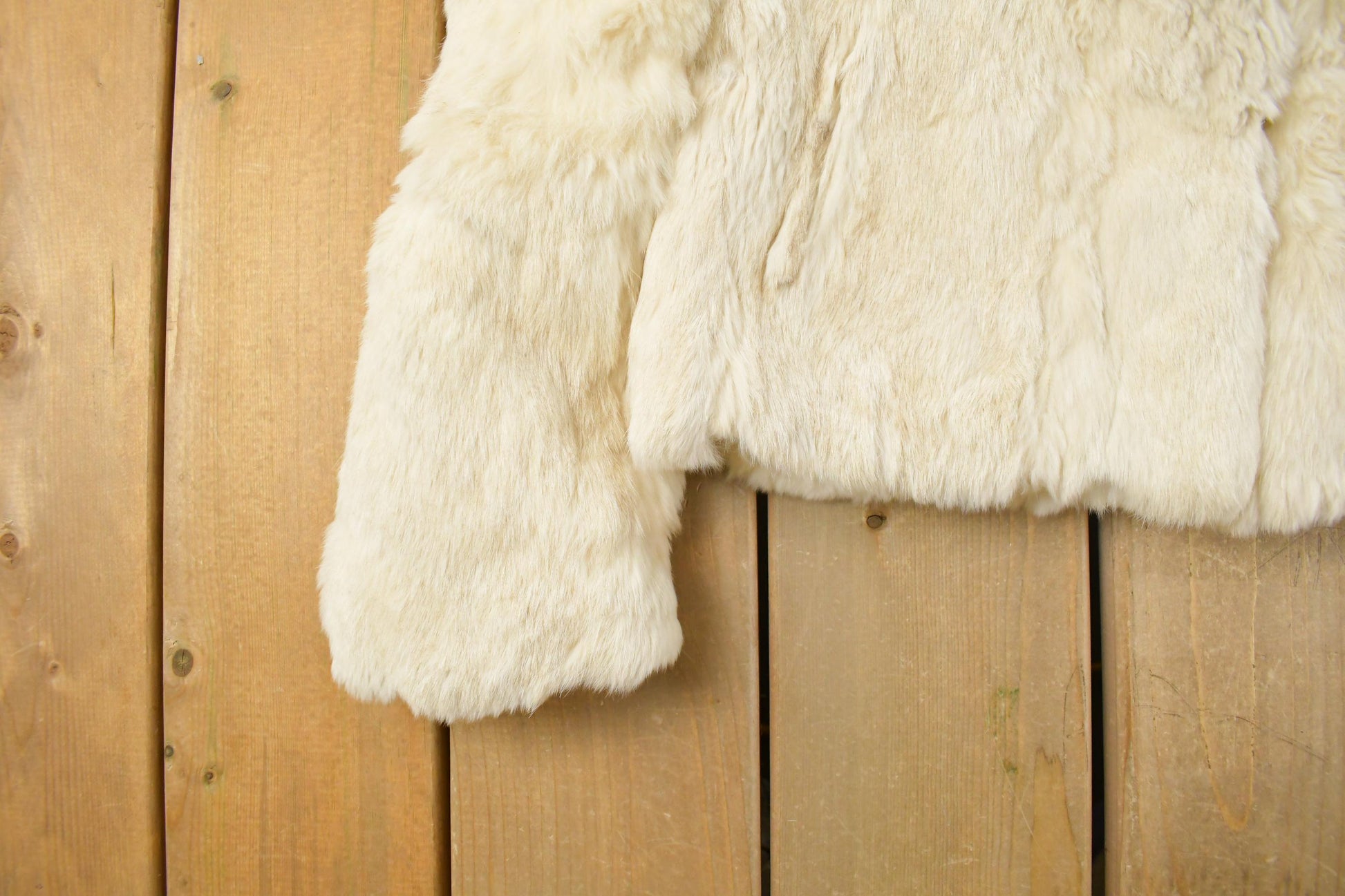 Vintage 1980s Berman's Rabbit Fur Coat Women's Small from propervintagecanada