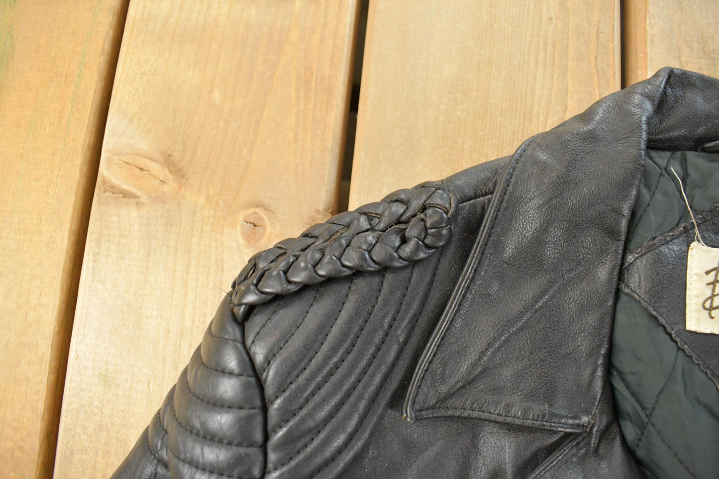 Vintage 1980s Berman's The Leather Experts Biker Leather Jacket Women's Small from propervintagecanada