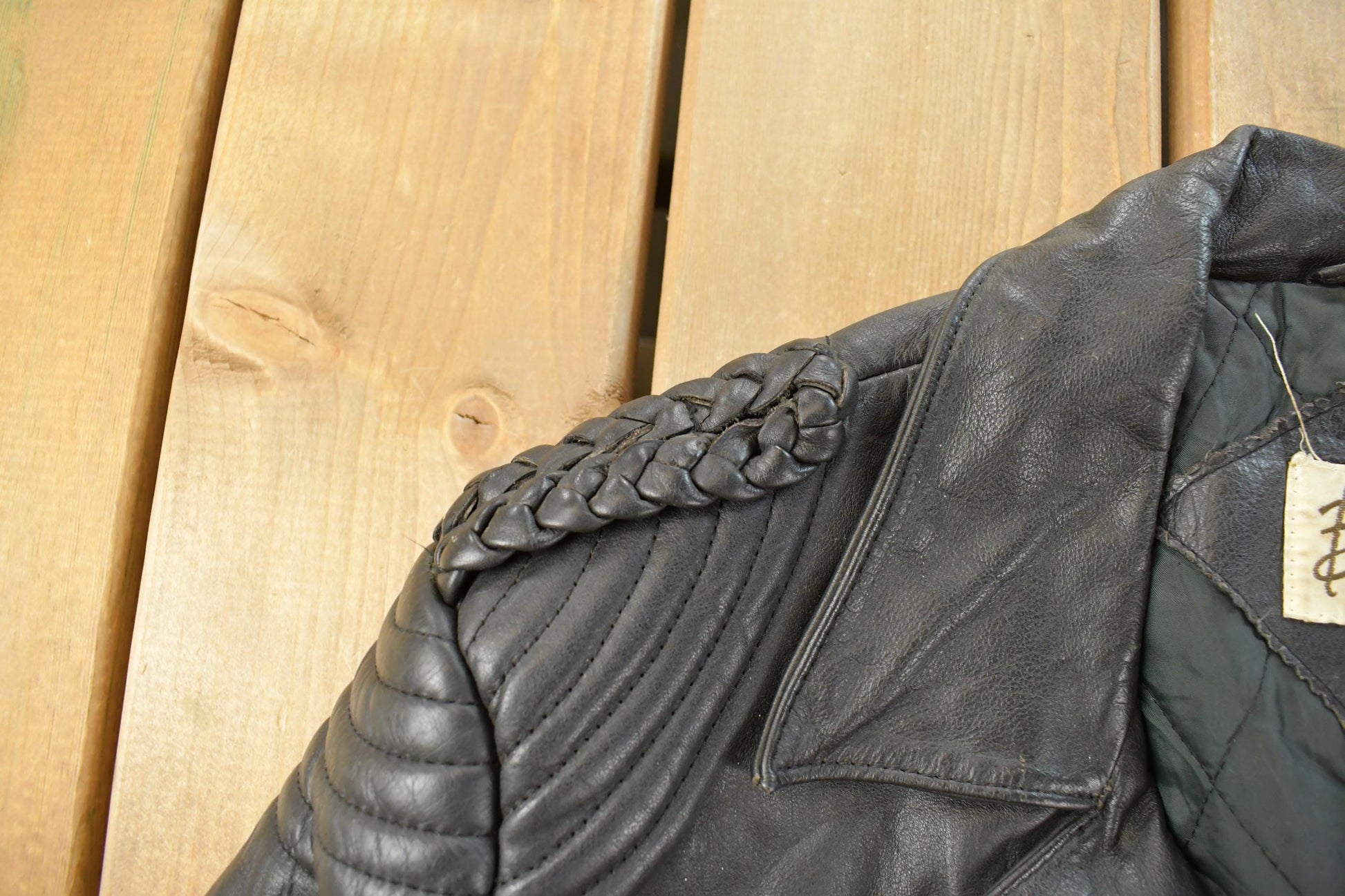 Vintage 1980s Berman's The Leather Experts Biker Leather Jacket Women's Small from propervintagecanada