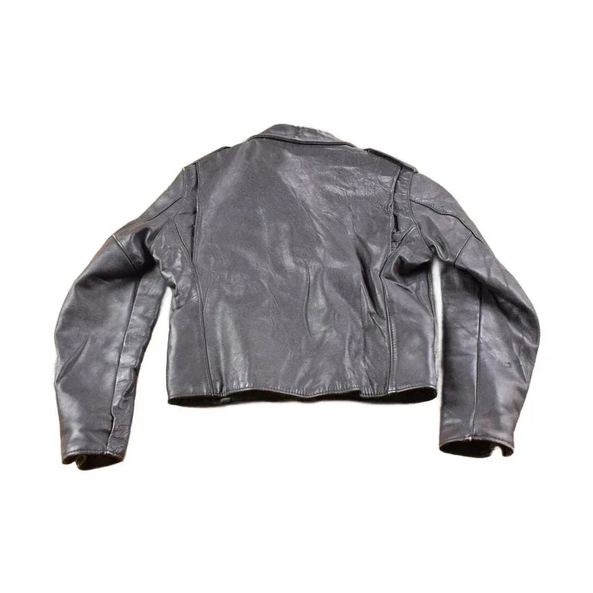 Vintage 1980s Berman's The Leather Experts Leather Jacket Size 14 from propervintagecanada