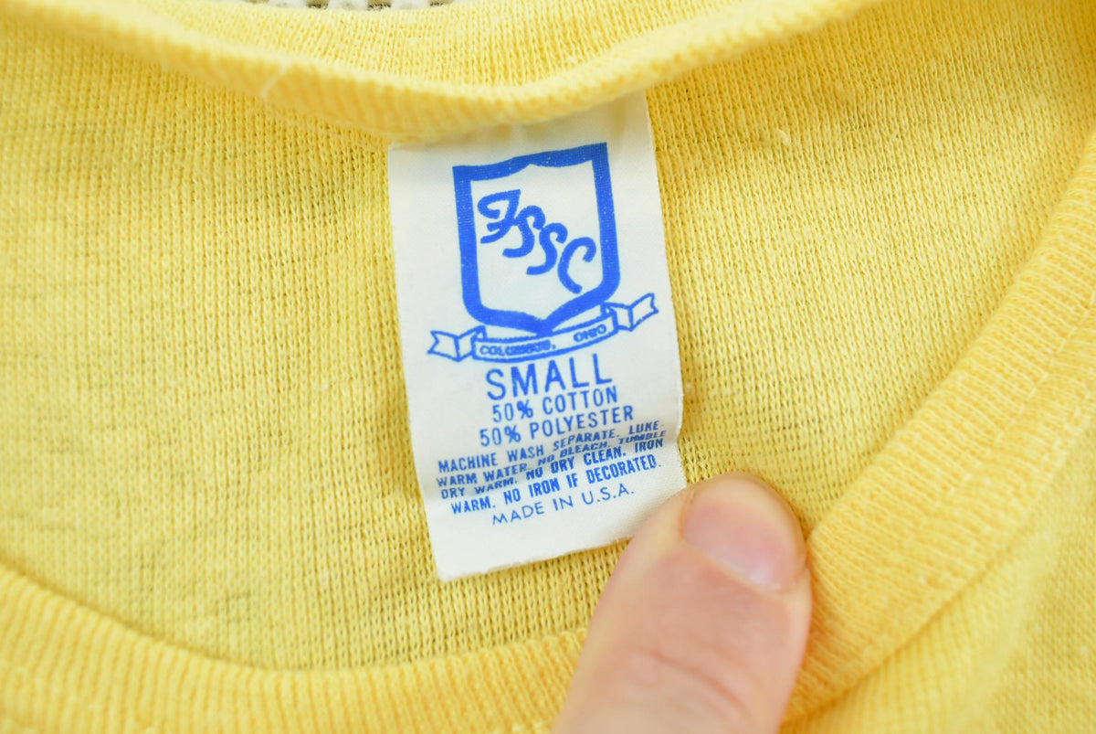Vintage 1980s Bermuda Flowers Graphic T-Shirt Baby Tee Womens XS from propervintagecanada