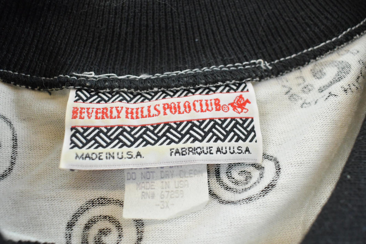 Vintage 1980s Beverly Hills Polo Club Button Up Short Sleeve Shirt Mens 3XL from propervintagecanada