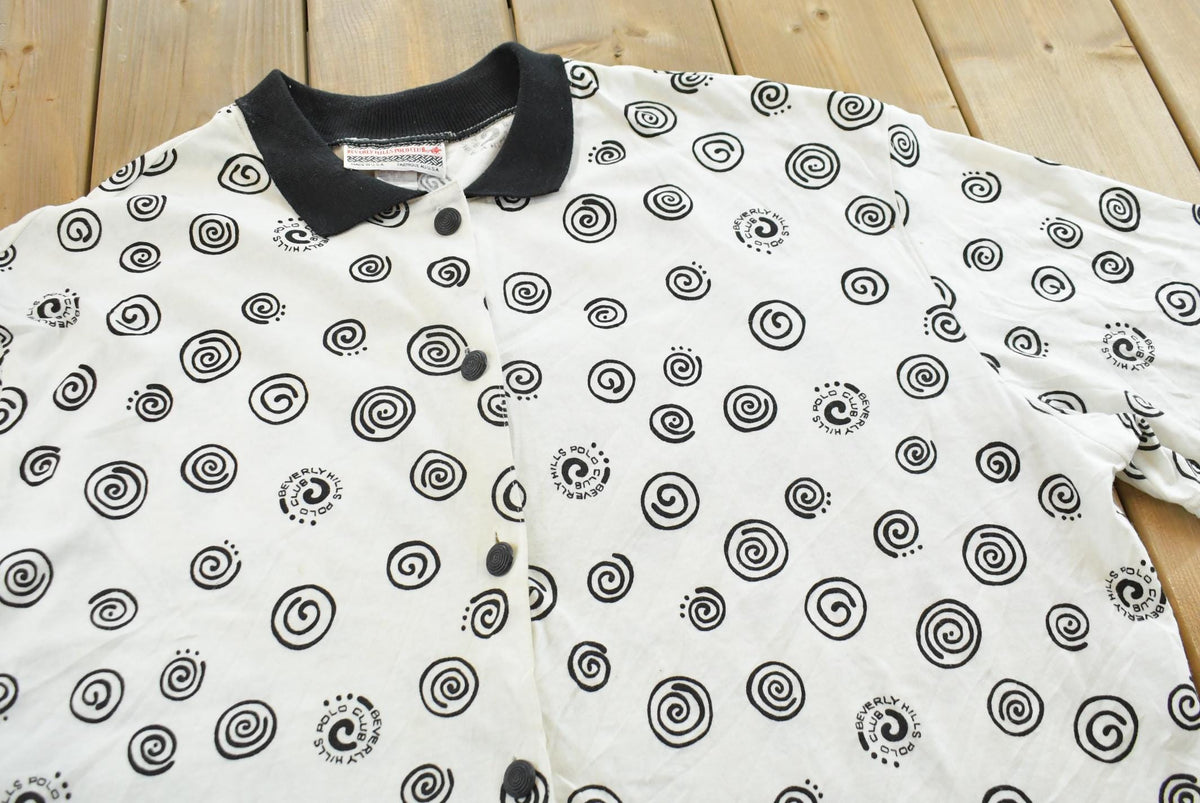 Vintage 1980s Beverly Hills Polo Club Button Up Short Sleeve Shirt Mens 3XL from propervintagecanada