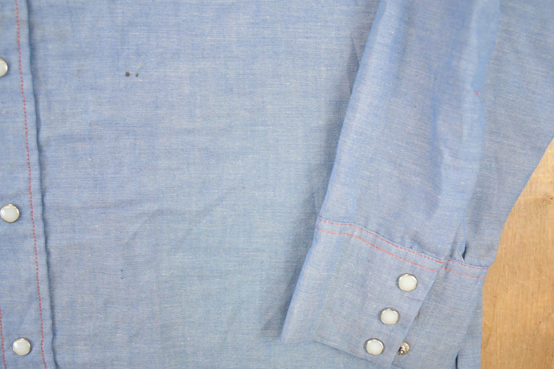 Vintage 1980s Big Mac Button Up Western Shirt Men's L from propervintagecanada