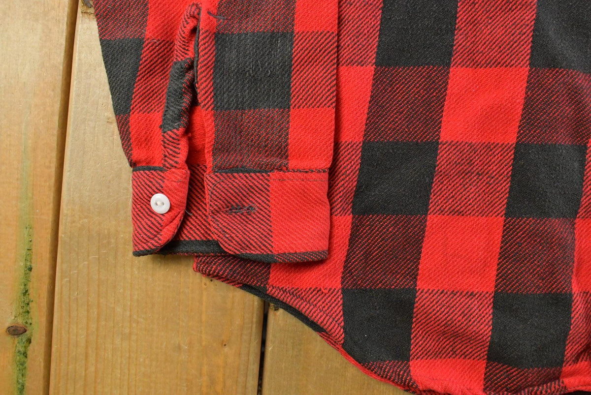 Vintage 1980s Big Mac JC Penney Buffalo Plaid Button Up Shirt Men's L from propervintagecanada