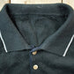 Vintage 1980s Black 3 Button Striped Pocket Collared Shirt Men's Small from propervintagecanada