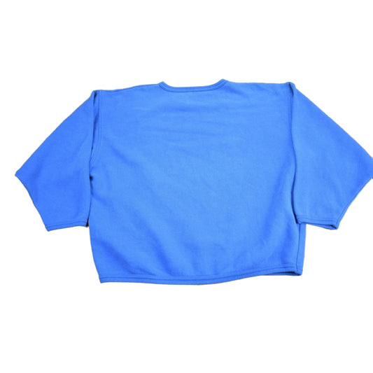 Vintage 1980s Blank Blue Crewneck Sweatshirt Men's Large from propervintagecanada