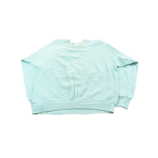 Vintage 1980s Blank Light Blue Raglan Crewneck Sweatshirt Mens S from propervintagecanada
