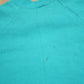 Vintage 1980s Blank Turquoise Crewneck Sweatshirt Men's Large from propervintagecanada