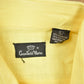 Vintage 1980s Blank Yellow Button Up Shirt Men's Large from propervintagecanada