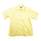 Vintage 1980s Blank Yellow Button Up Shirt Men's Large from propervintagecanada