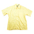 Vintage 1980s Blank Yellow Button Up Shirt Men&