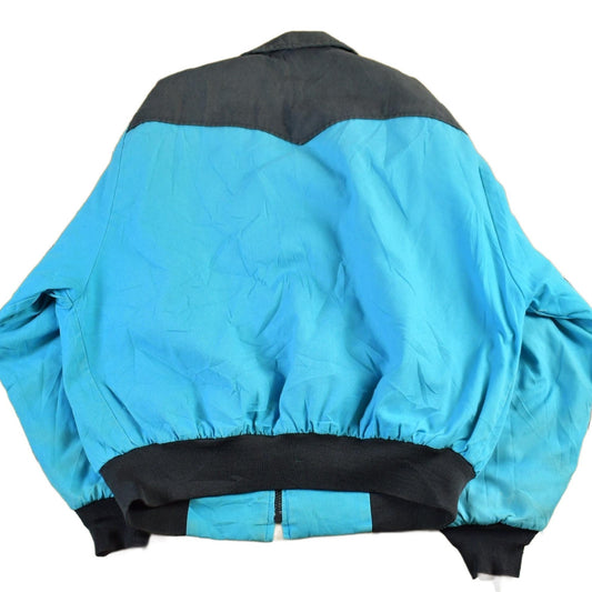 Vintage 1980s Blanket Lined Aztec Jacket Men's XL from propervintagecanada