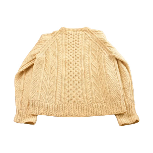 Vintage 1980s Bloomingdales Ski Shop Ireland Fisherman Ribbed Wool Knit Sweater Men's Medium from propervintagecanada
