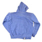 Vintage 1980s Blue Blank Hoodie Sweatshirt Mens S from propervintagecanada
