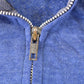 Vintage 1980s Blue Blank Hoodie Sweatshirt Mens S from propervintagecanada