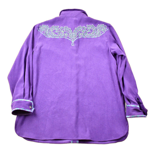 Vintage 1980s Bob Mackie Western Style Button Up Shirt Women's S from propervintagecanada