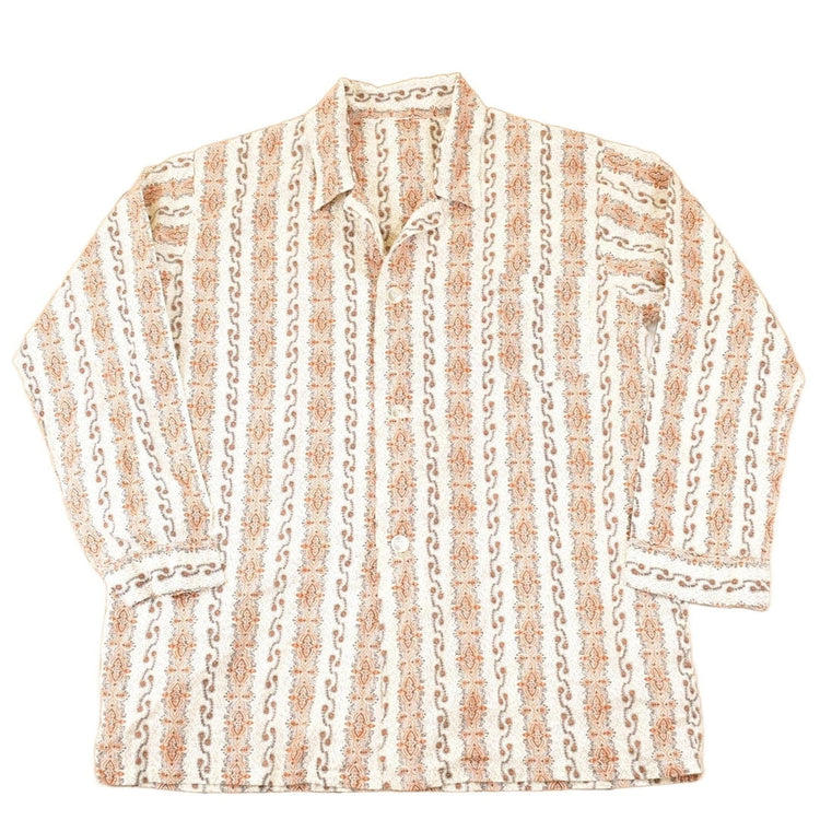 Vintage 1980s Boho Hippie Button Up Shirt Men's L from propervintagecanada
