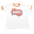 Vintage 1980s Boom Oranges Graphic Ringer T-Shirt Made In USA Mens S from propervintagecanada