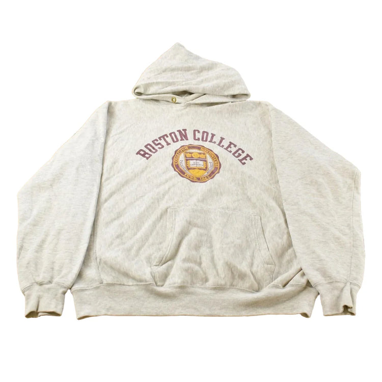 Vintage 1980s Boston College Champion Hoodie Men's XL from propervintagecanada