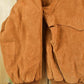 Vintage 1980s Boston Traders Suede Leather Bomber Jacket Men's XL from propervintagecanada