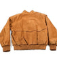 Vintage 1980s Boston Traders Suede Leather Bomber Jacket Men's XL from propervintagecanada