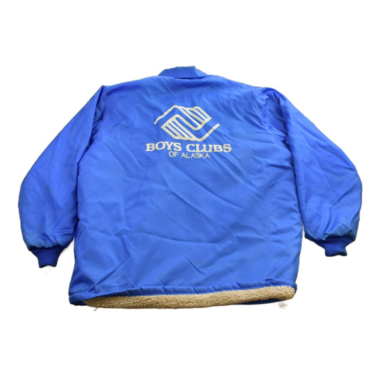 Vintage 1980s Boys Clubs Of Alaska West Wind Lined Jacket Men's 2XL from propervintagecanada