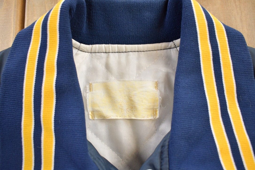 Vintage 1980s Brainerd Community College Bomber Jacket Men's Large from propervintagecanada