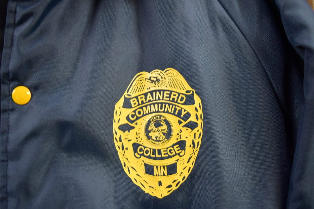 Vintage 1980s Brainerd Community College Bomber Jacket Men's Large from propervintagecanada