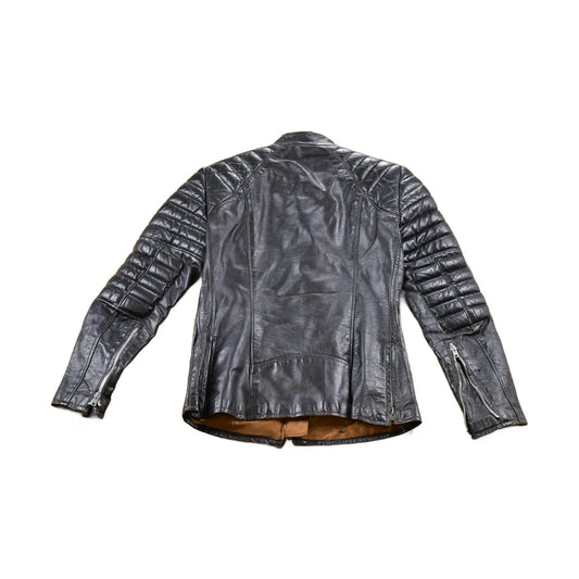 Vintage 1980s Brimaco Leather Cafe Racer Jacket Men's XS from propervintagecanada