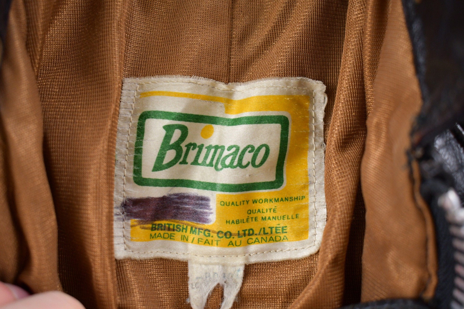 Vintage 1980s Brimaco Leather Cafe Racer Jacket Men's XS from propervintagecanada
